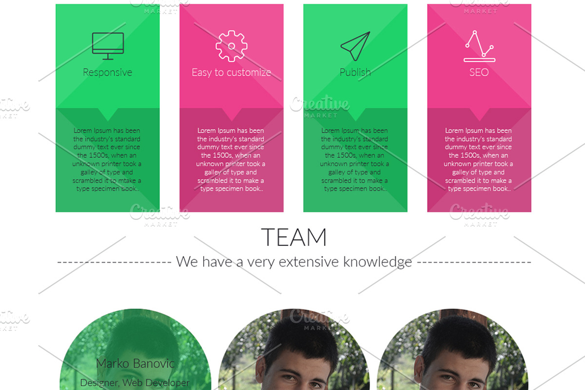 Gembrid Portfolio Design, a Websites & App Template by Marko Banovic (Photo 3 of 5)
