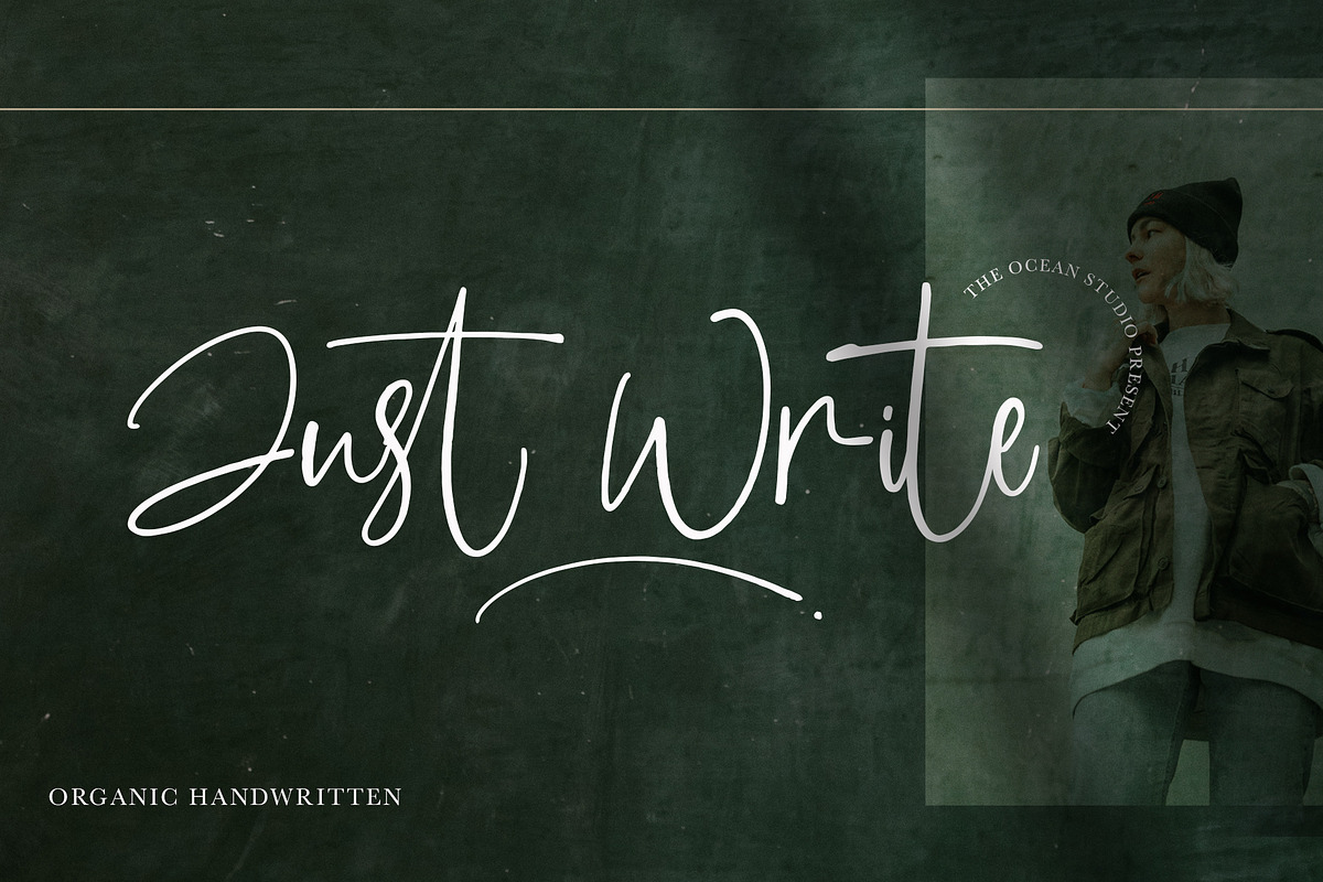 Just Write | Script Font, a Script Font by Jolicia Type (Photo 1 of 9)