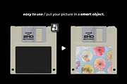 Floppy Disk Mockup, a Product Mockup by BORT GRAPHIC (Thumbnail 6 of 8)