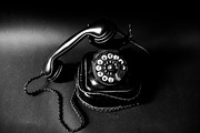 black rotary telephone vintage call, an Arts & Entertainment Photo by VetalStock (Thumbnail 4 of 5)