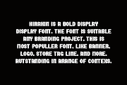 Hirakin - Gym Font, a Sans Serif Font by Iqsiart Studio (Thumbnail 4 of 6)