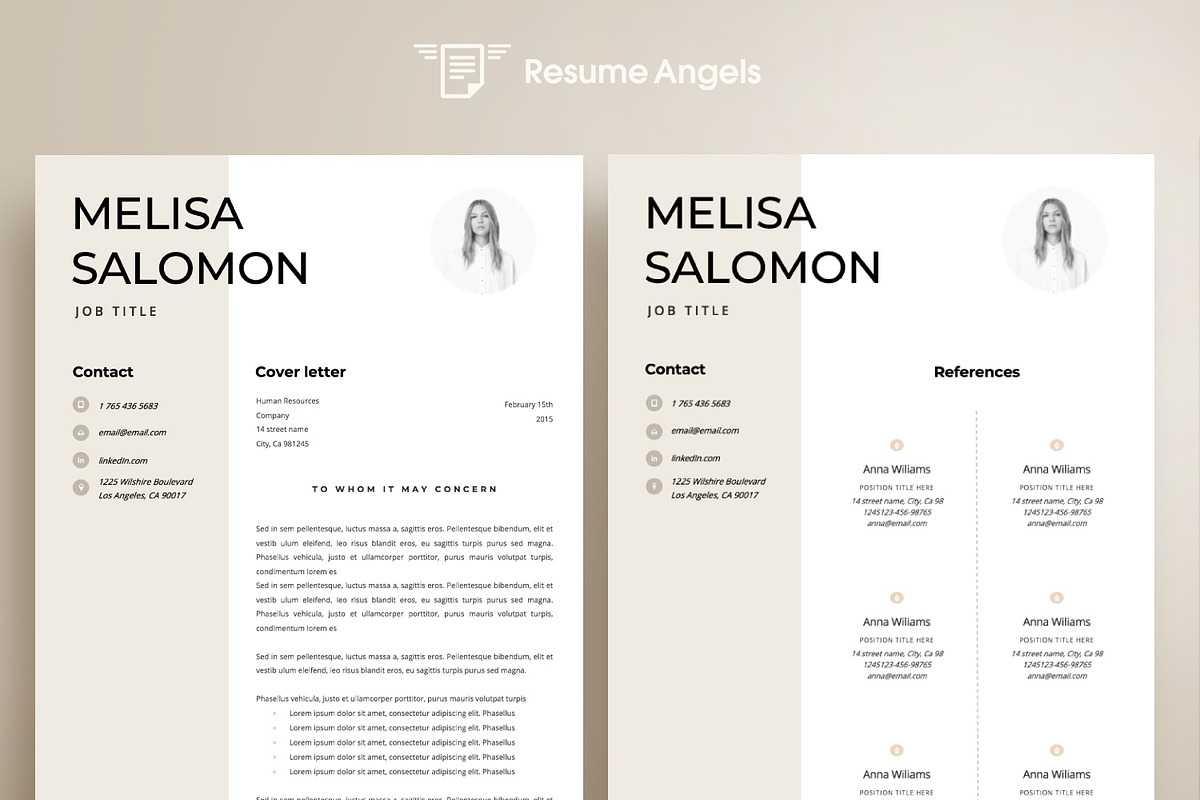 Resume Template 1, 2 page | Rome, a Resume Template by Resume Angels (Photo 5 of 10)