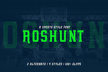 Roshunt - NFC Font Family ( 50%OFF )