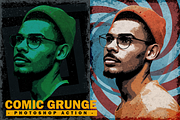 Comic Grunge Photoshop Action, an Action Add-On by ByronDMD (Thumbnail 1 of 7)