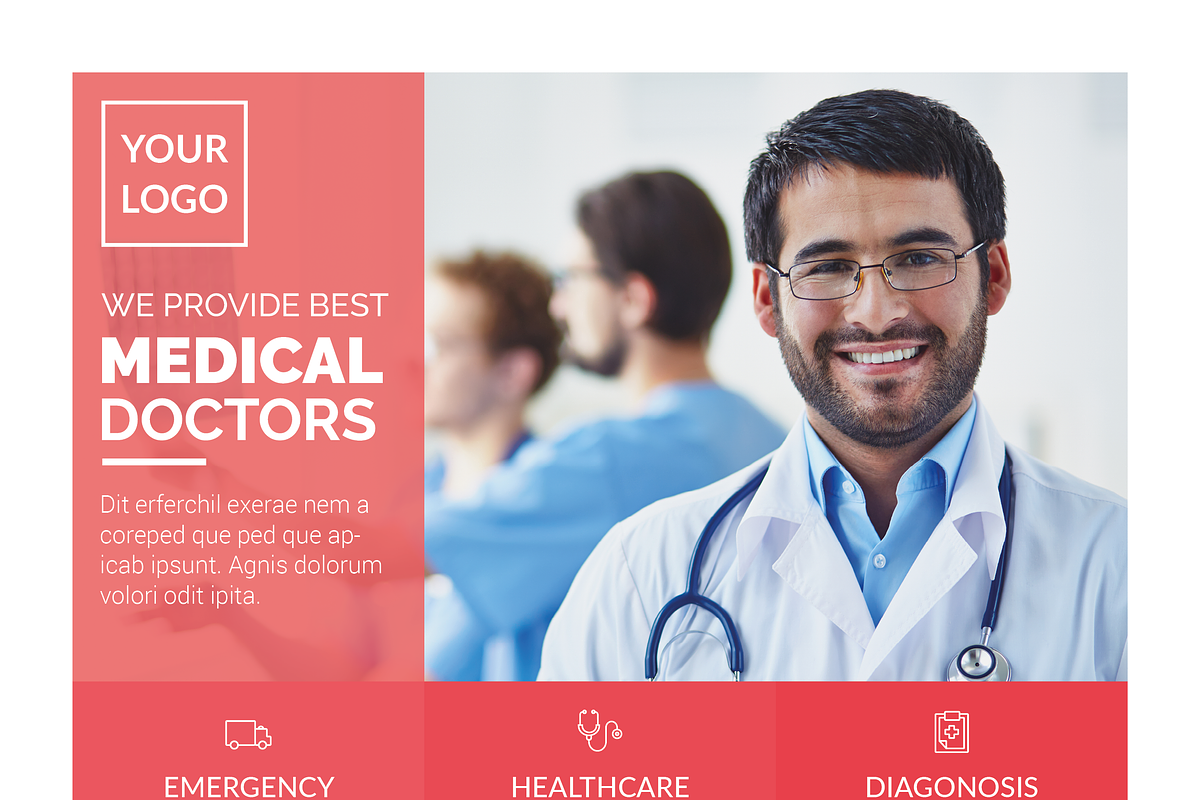 Indesign Medical Flyer Template, a Flyer Template by ARP Creation (Photo 4 of 6)