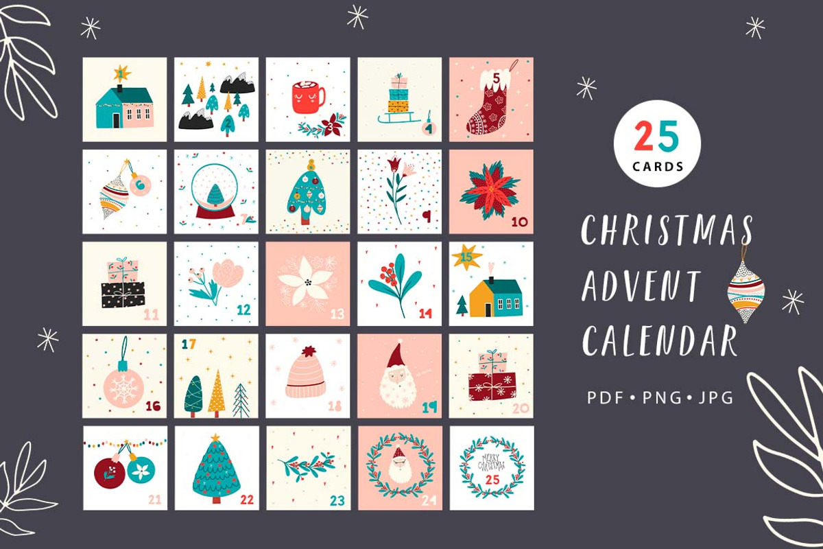 Cozy Christmas Collection + Advent, a Graphic by Yaaas Design (Photo 7 of 10)