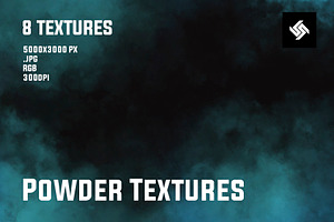 8 Powder Textures / Backgrounds