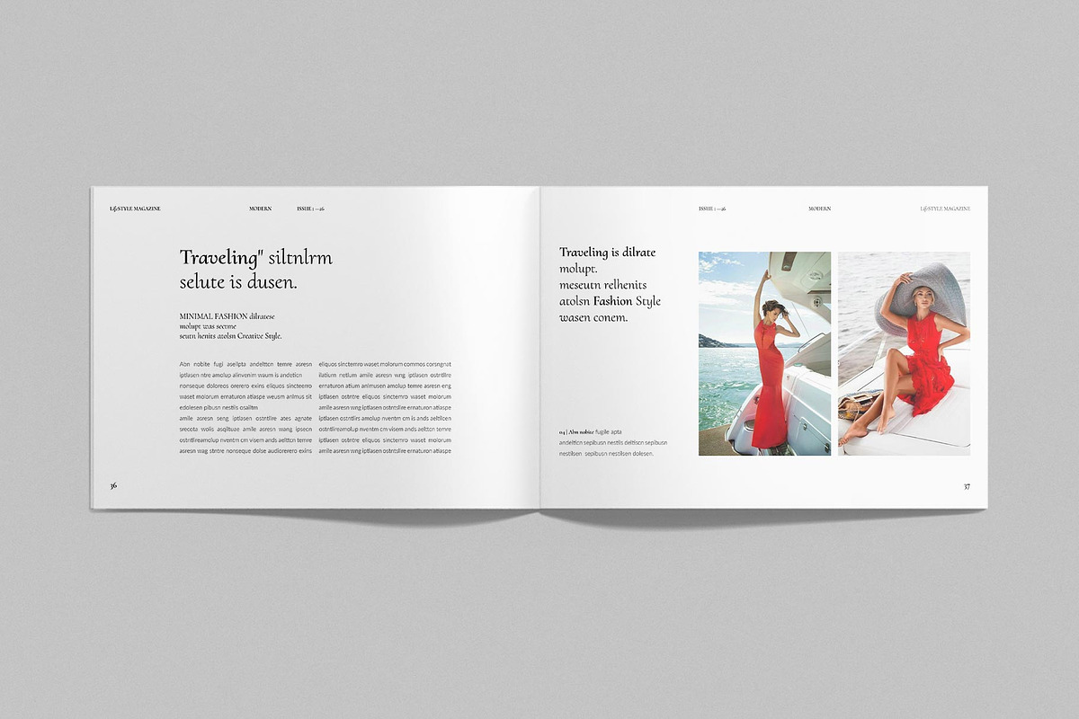 Lifestyle Magazine Template, a Magazine Template by ElvinPrint (Photo 10 of 13)