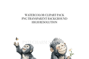 20 Baby Gorilla Clipart, an Animal Illustration by Pati Charm Studio (Thumbnail 4 of 8)