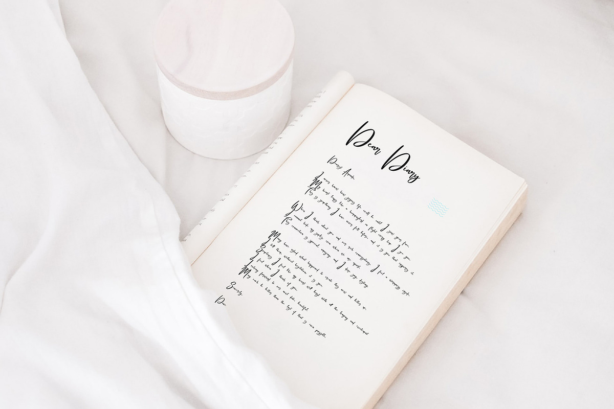 Serihilde Modern Script Font preview 4