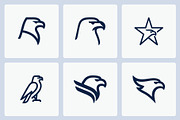 Eagle logo designs, a Branding & Logo Template by Vectorium Studio (Thumbnail 2 of 2)