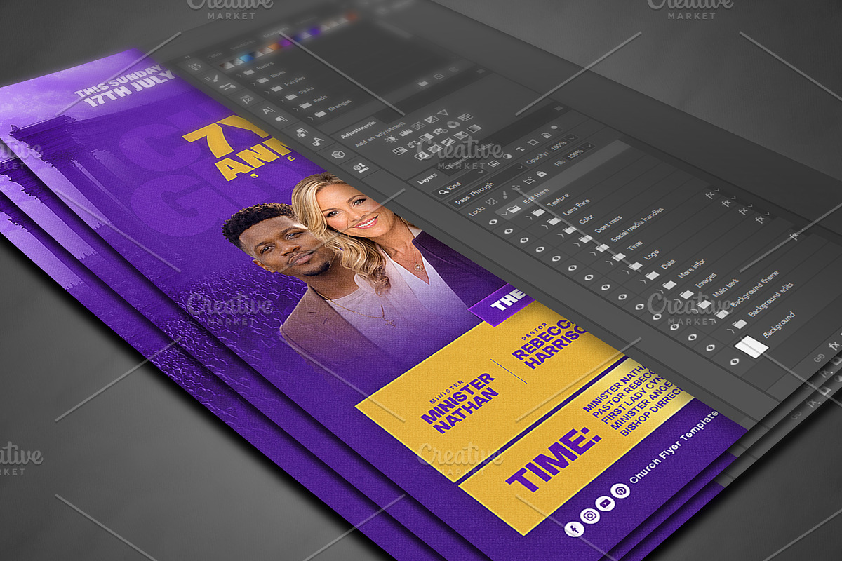 Church Anniversary Poster Template, a Social Media Template by church flyer templates (Photo 8 of 8)