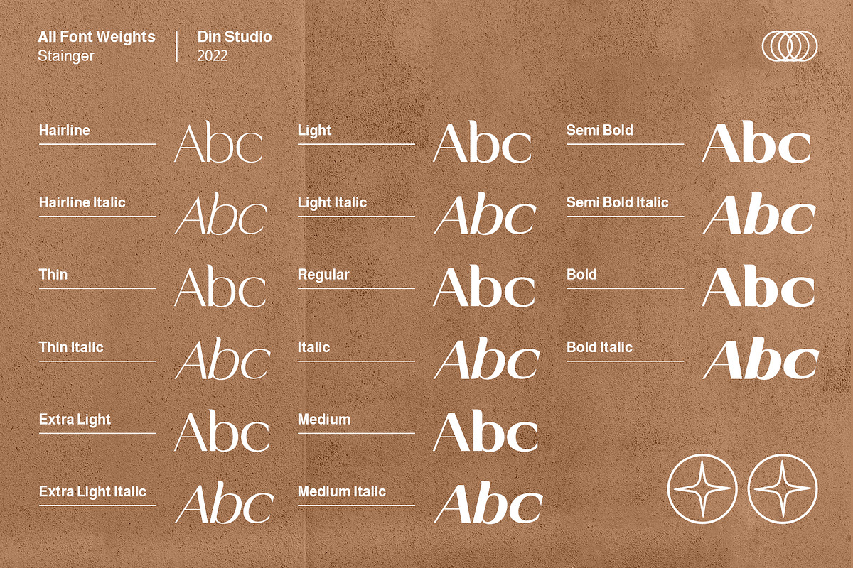 Stainger, a Sans Serif Font by din-studio.com (Photo 10 of 11)