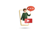 Blogger and Influencer 3D Icons Set, an Object Graphic by Aimagenarium@gmail.com (Thumbnail 21 of 21)