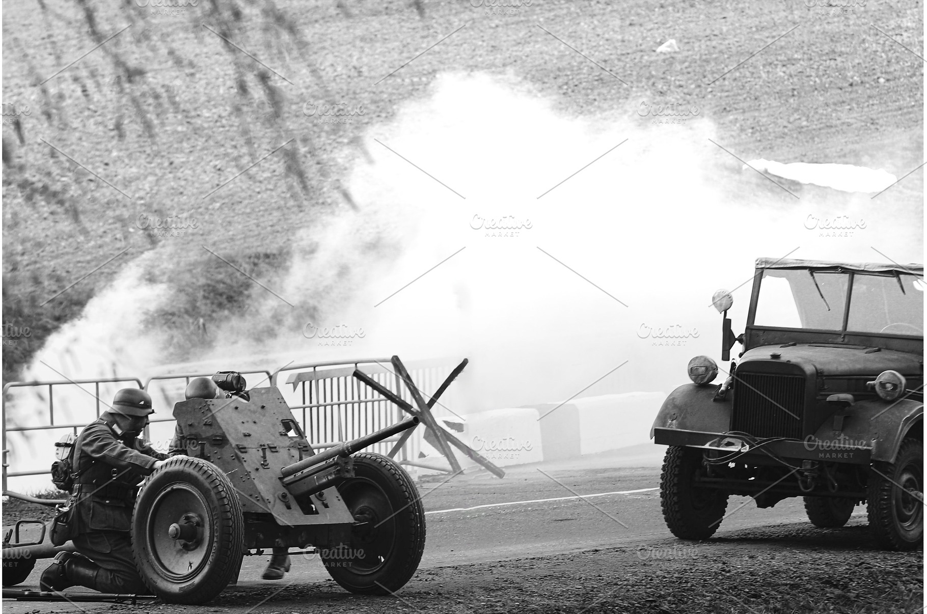 Battles World War Ii. Re-enactors, a Person Photo by Our Amazing World