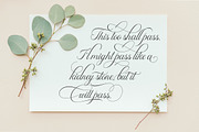 Donaparte, a Script Font by Slex Studio (Thumbnail 3 of 10)