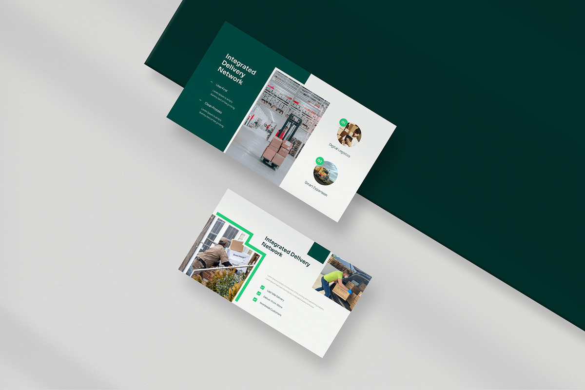 Logistic & Delivery PowerPoint, a Presentation Template by New Coral Design (Photo 5 of 6)