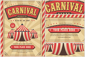 Carnival Event Party Flyer Template