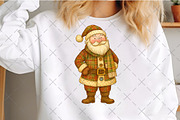 Plaid Santa Claus PNG, an Illustration by Craft Nest (Thumbnail 6 of 6)