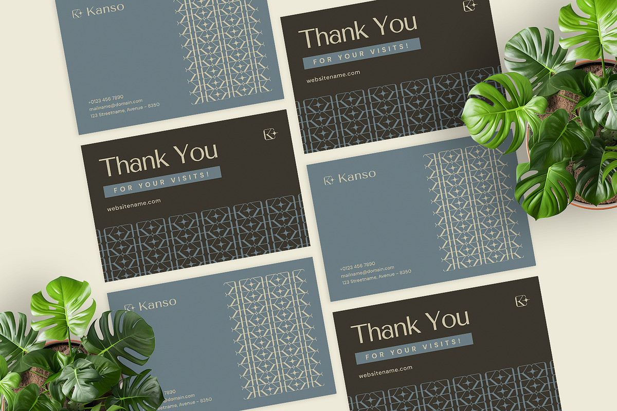Kansonomi - Thank You Card, a Print Template by Fannan Studio (Photo 2 of 3)