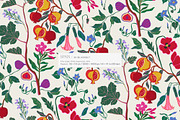 Spanish Botanical Floral Pattern, a Pattern Graphic by likorbut (Thumbnail 2 of 12)
