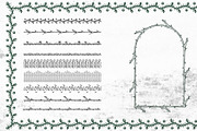 Garden Set Brushes Ornaments, a Brush Add-On by Piro Concept (Thumbnail 4 of 6)