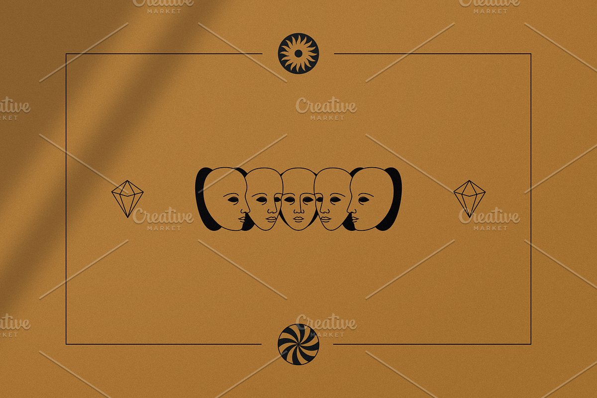 Mystic logos - vector elements, an Object Graphic by venimo (Photo 6 of 8)