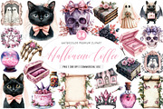 Pink Coquette Halloween Coffee Png, an Illustration by SinaCreation (Thumbnail 1 of 5)