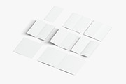8 White Booklets Flyers 3D Model, an Object 3D Model by rebrandy (Thumbnail 3 of 7)