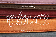 Relocate Brush Typeface, a Script Font by Face Lab (Thumbnail 1 of 5)