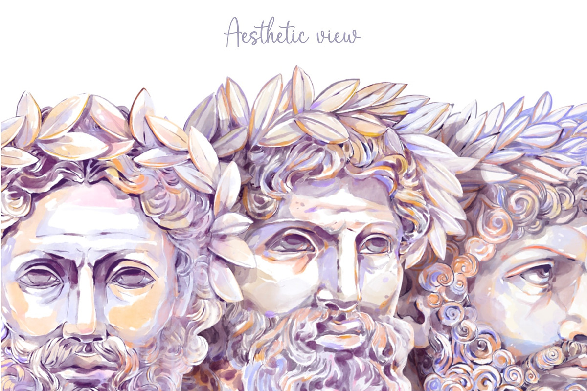Antique Aesthetic Garden Watercolor, a Decorative Illustration by Shabbypie (Photo 3 of 15)