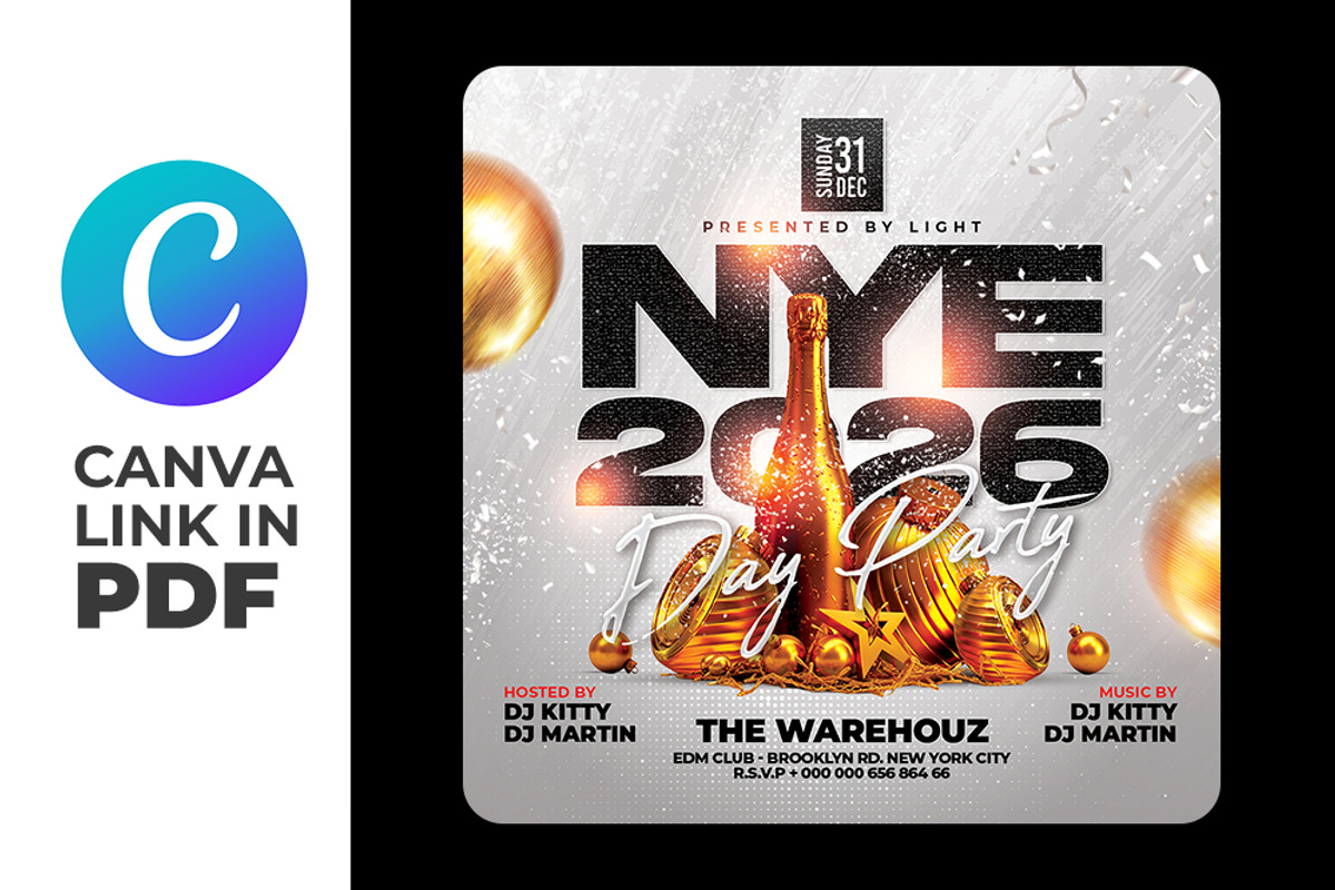 Happy New Year Flyer Template, a Flyer Template by Artonix (Photo 3 of 3)