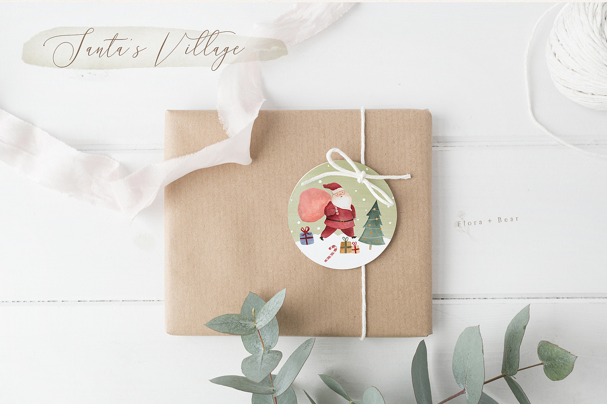 Santa's Village, an Illustration by Flora+Bear (Photo 6 of 7)