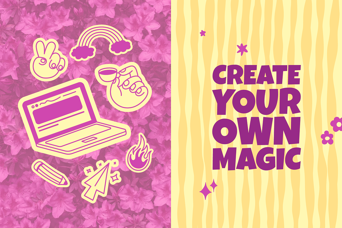 Creator Girls Club, vector doodles, an Object Graphic by venimo (Photo 4 of 11)