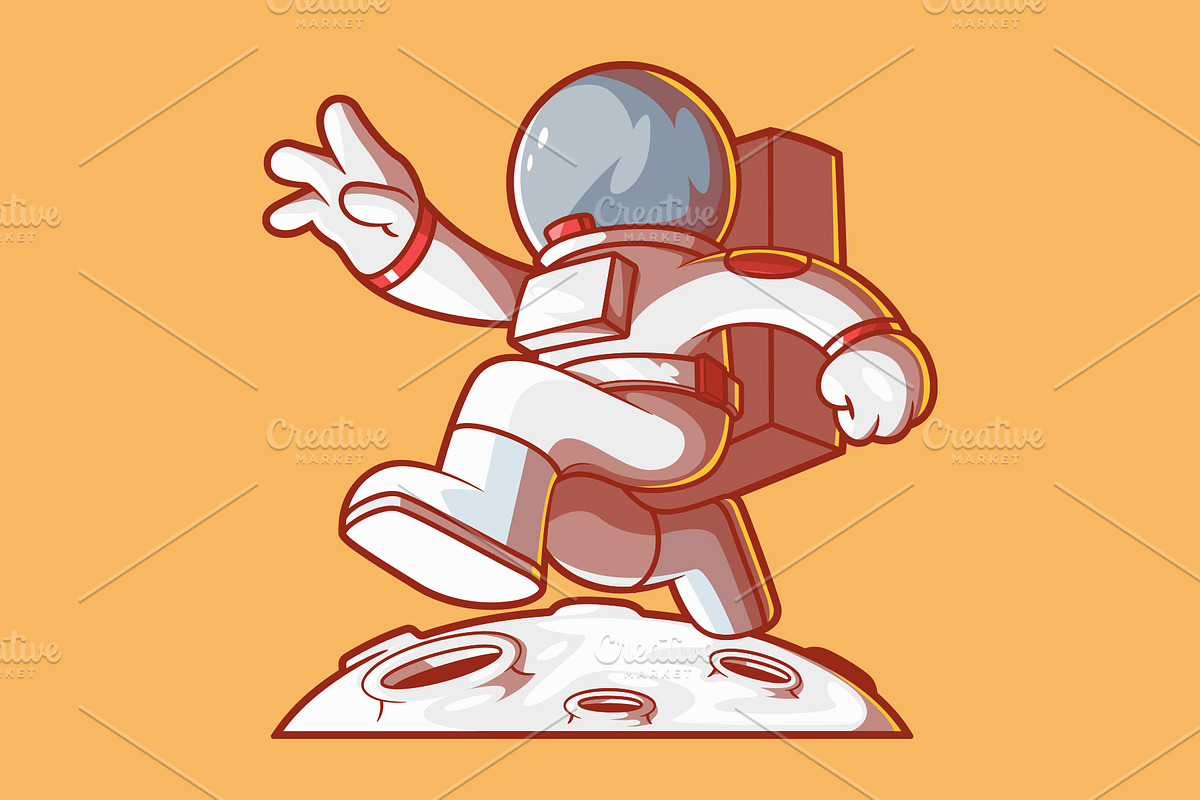 Astro Jump!, a Technology Illustration by pedrors