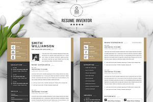 Modern Resume Template, Cover Letter