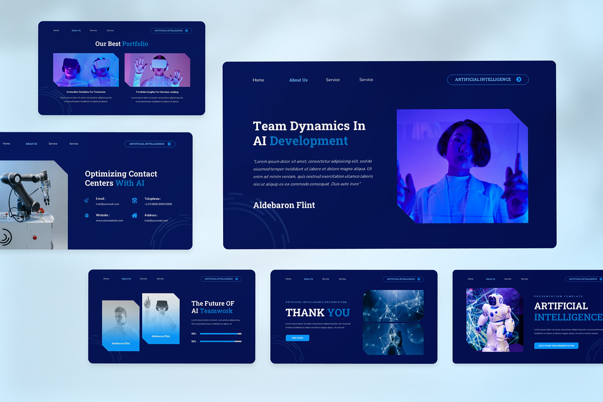 Artificial Intelligence Keynote, a Presentation Template by SquidPixey (Photo 6 of 7)