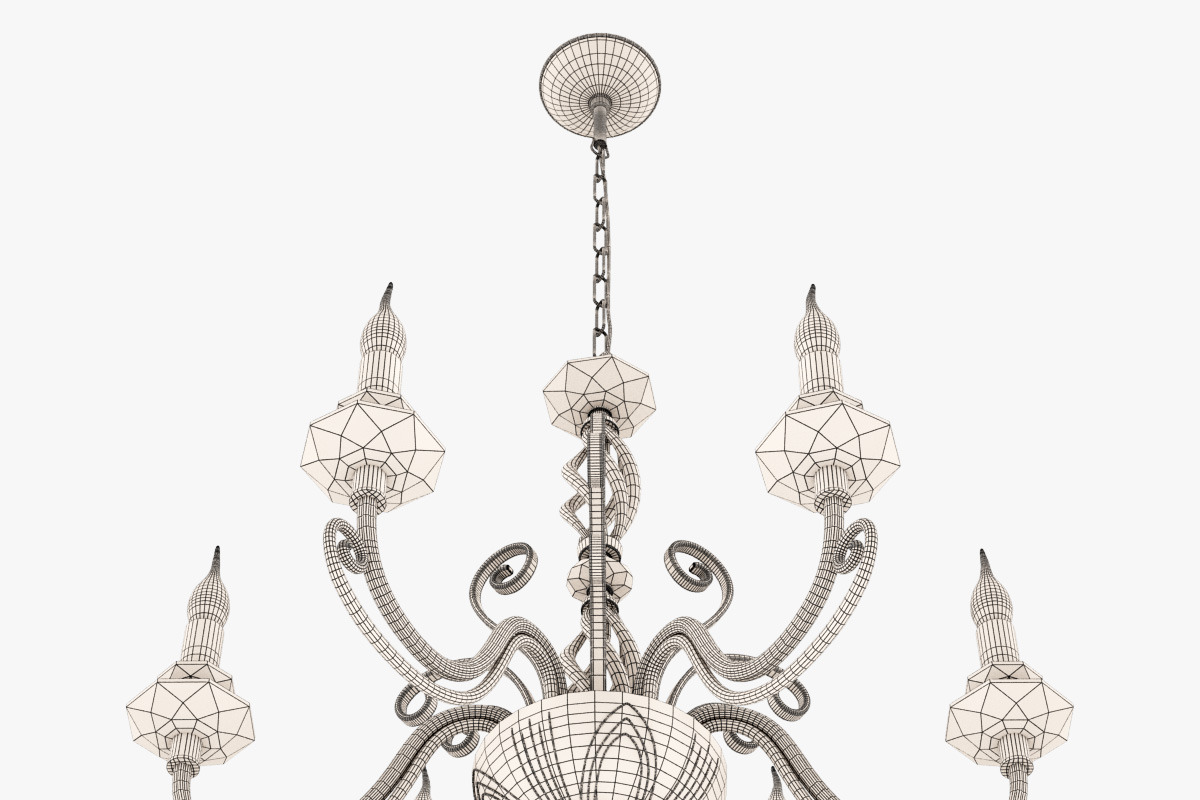 Euroluce Lampadari Alicante L6L, a Furniture 3D Model by Markelos (Photo 10 of 10)