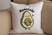 Mamacado Avocado Machine Embroidery, an Illustration by Moss Rose (Thumbnail 3 of 3)