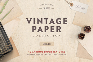 Vintage Paper Textures Vol.03