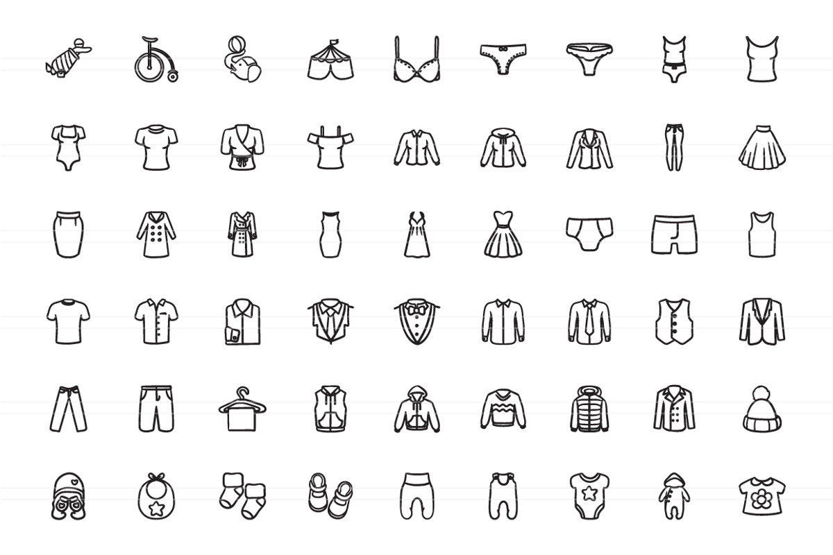 2100 Hand drawn vector icons, an Outline Icon by Visual Generation (Photo 6 of 43)