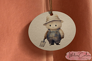 The Cute Ghosts Collection Clipart, a Seasonal Illustration by Watercolor Digital (Thumbnail 8 of 8)