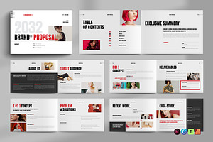 Brand Proposal Template Landscape, a Brochure Template by NorthPeak