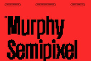 CS Murphy Semipixel, a Sans Serif Font by Craft Supply Co. (Thumbnail 1 of 8)
