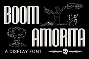 Boom Amorita | Sans Serif Font, a Sans Serif Font by BearyType Studio (Thumbnail 1 of 12)