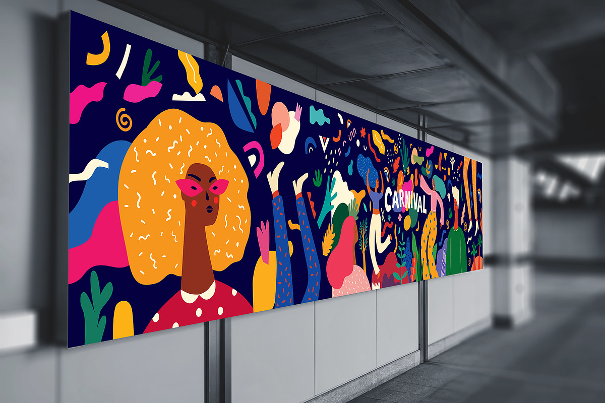 Carnival Holiday collection, a Decorative Illustration by MoleskoStudio (Photo 14 of 24)