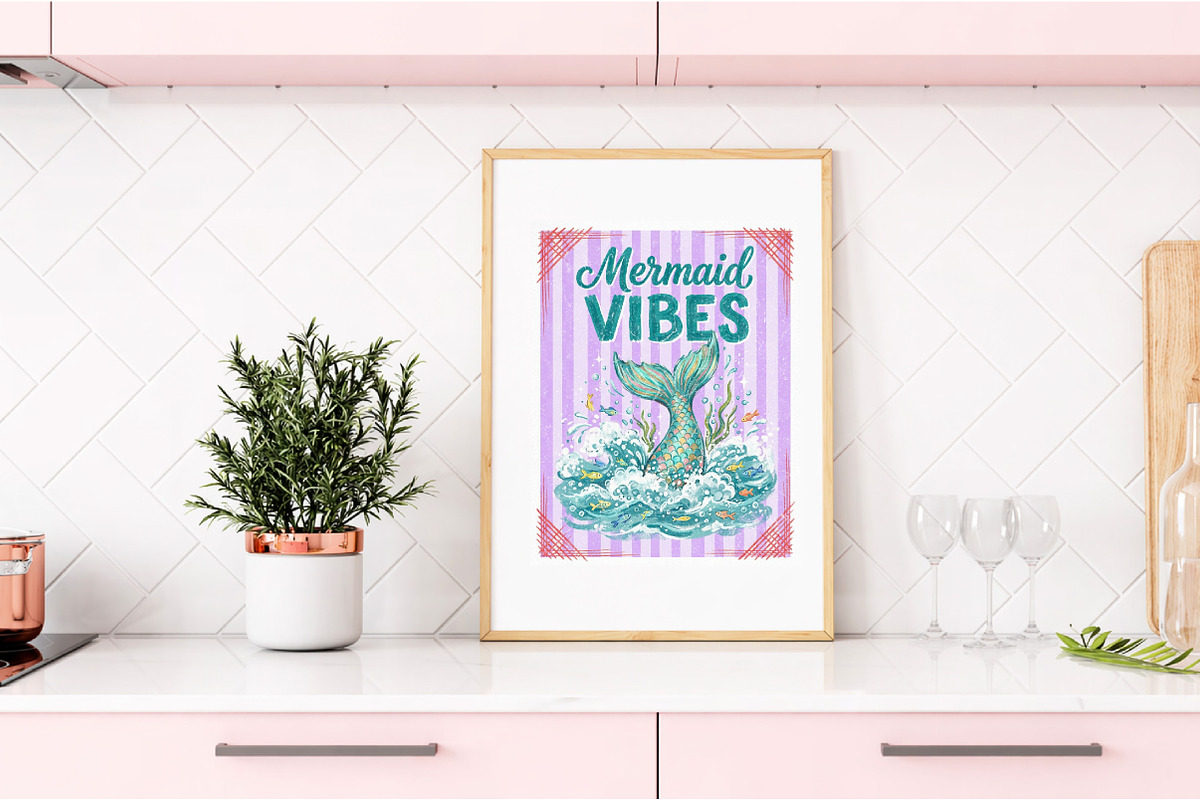 Coastal Summer Stamp Clipart Bundle, an Illustration by Dream Creation (Photo 7 of 8)