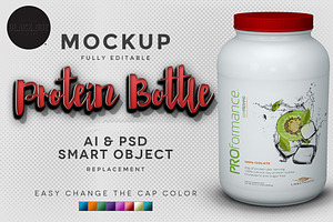 Realistic Protein Bottle v2