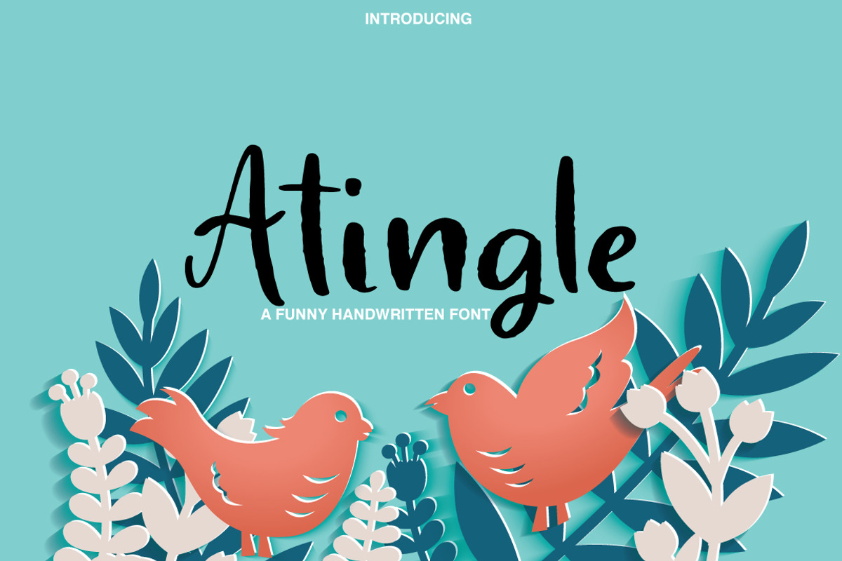 Atingle | Handwritten Font