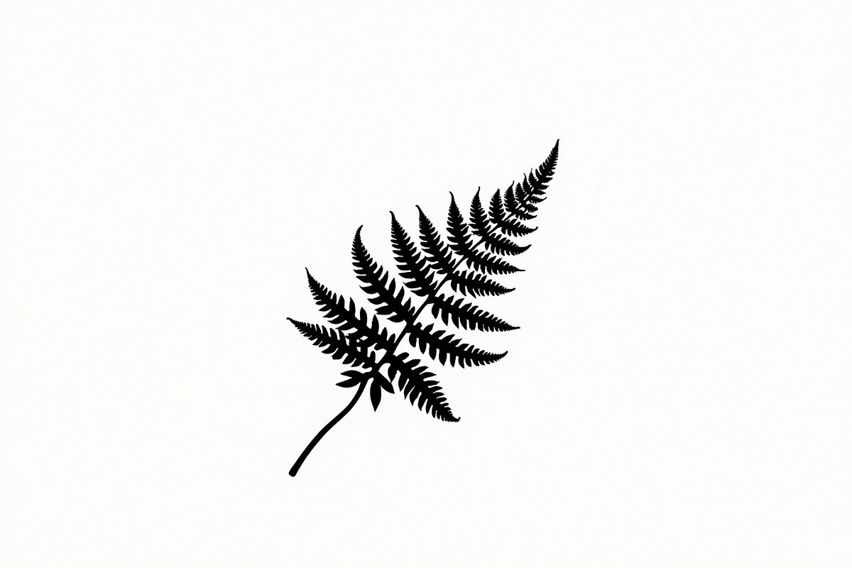 8 Fern Leaf Silhouette Bundle, an Illustration by BIPLOB EXPERT (Photo 8 of 9)